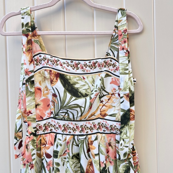 Joie Women’s Floral Multicolor Sleeveless Maxi Dress‎ Size 6 Summer Parties - Picture 3 of 7